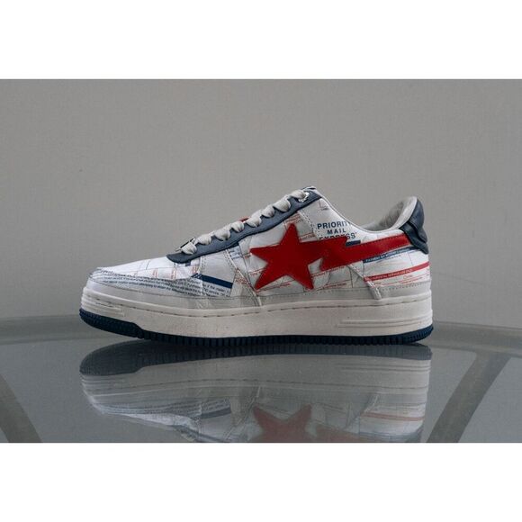 A‎ Bathing Ape Bape STA x USPS Sneaker Men's Size 9 - Picture 4 of 9